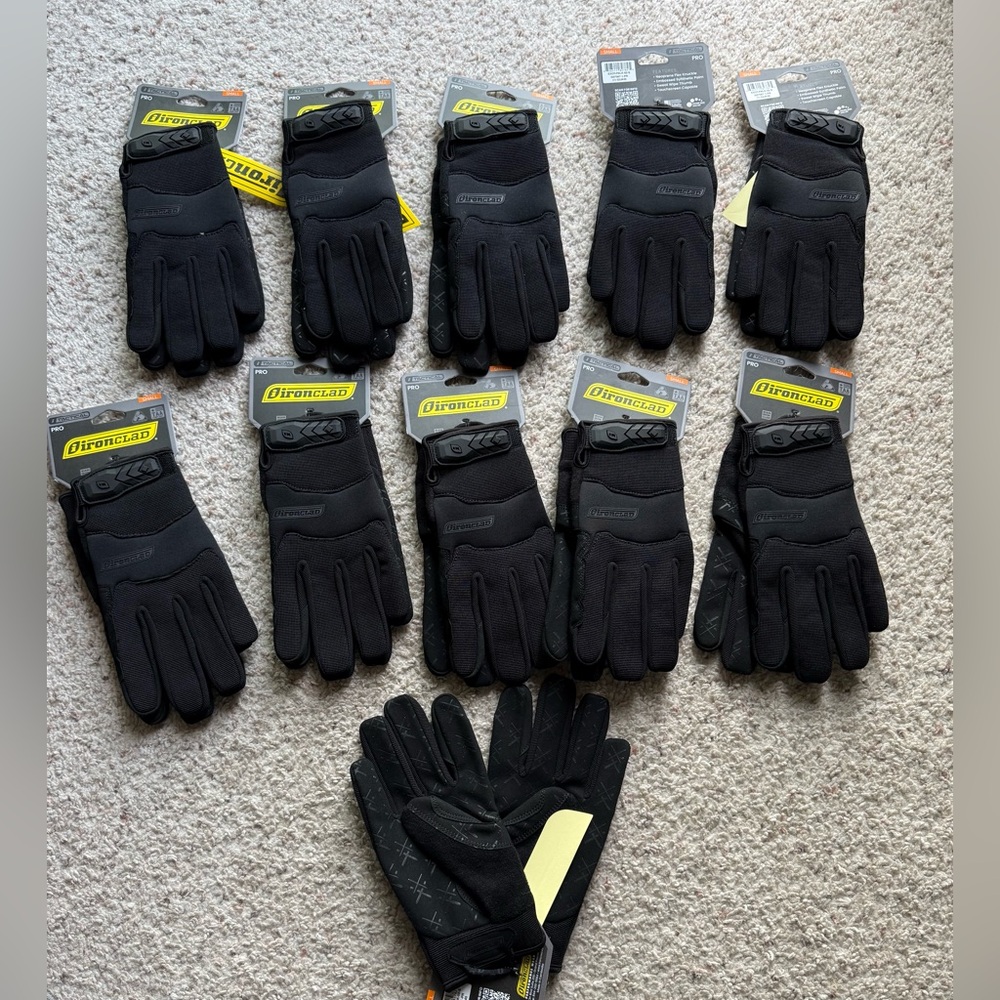 Ironclad EXO Pro Tactical Men’s 11 Pair Bundle NWT Small